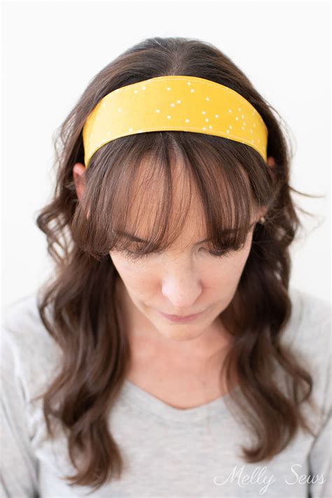 metallic fabric headband|fabric headband patterns free.